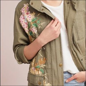 Anthropologie by Anthropologie Embellished Anorak